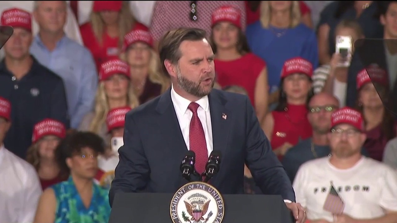 Vice President Vance speaks at Lakeland campaign rally