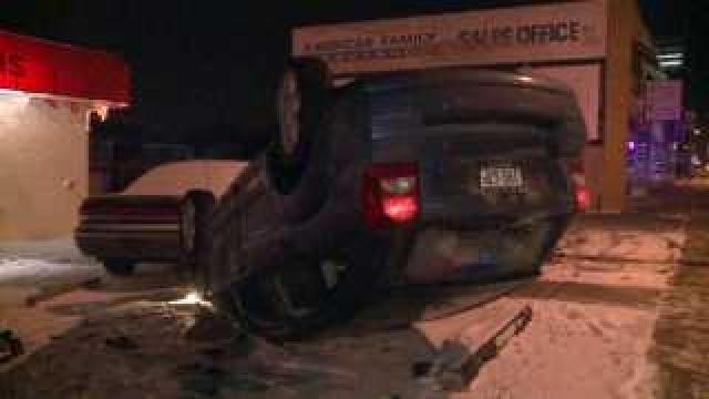 Wreck on north side of Milwaukee