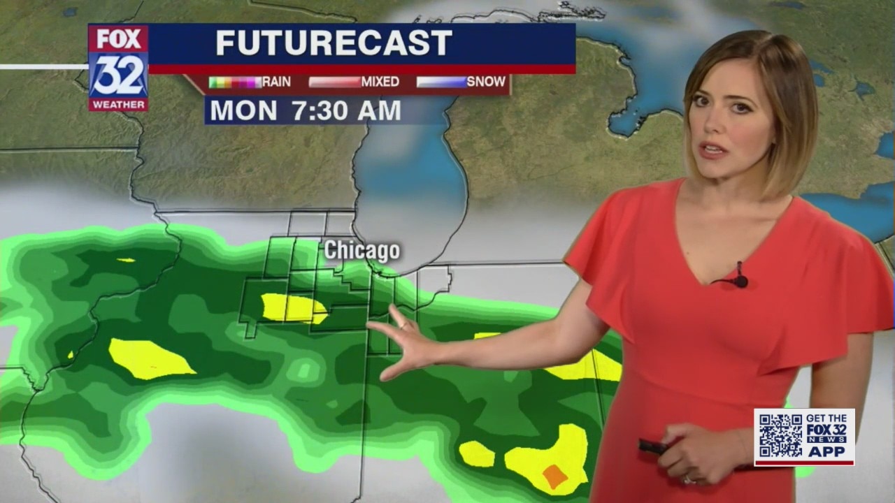 Rain expected on Monday, with warmer weather in Chicago and suburbs later in the week