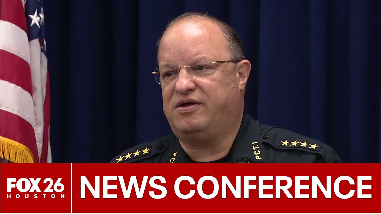 FULL VIDEO: Harris County officials provide update in arrest of HPD Lieutenant