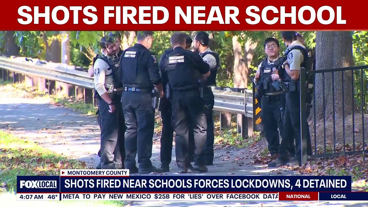 4 detained after gunshots reported near Bethesda-area high school | FOX 5 AT 4AM