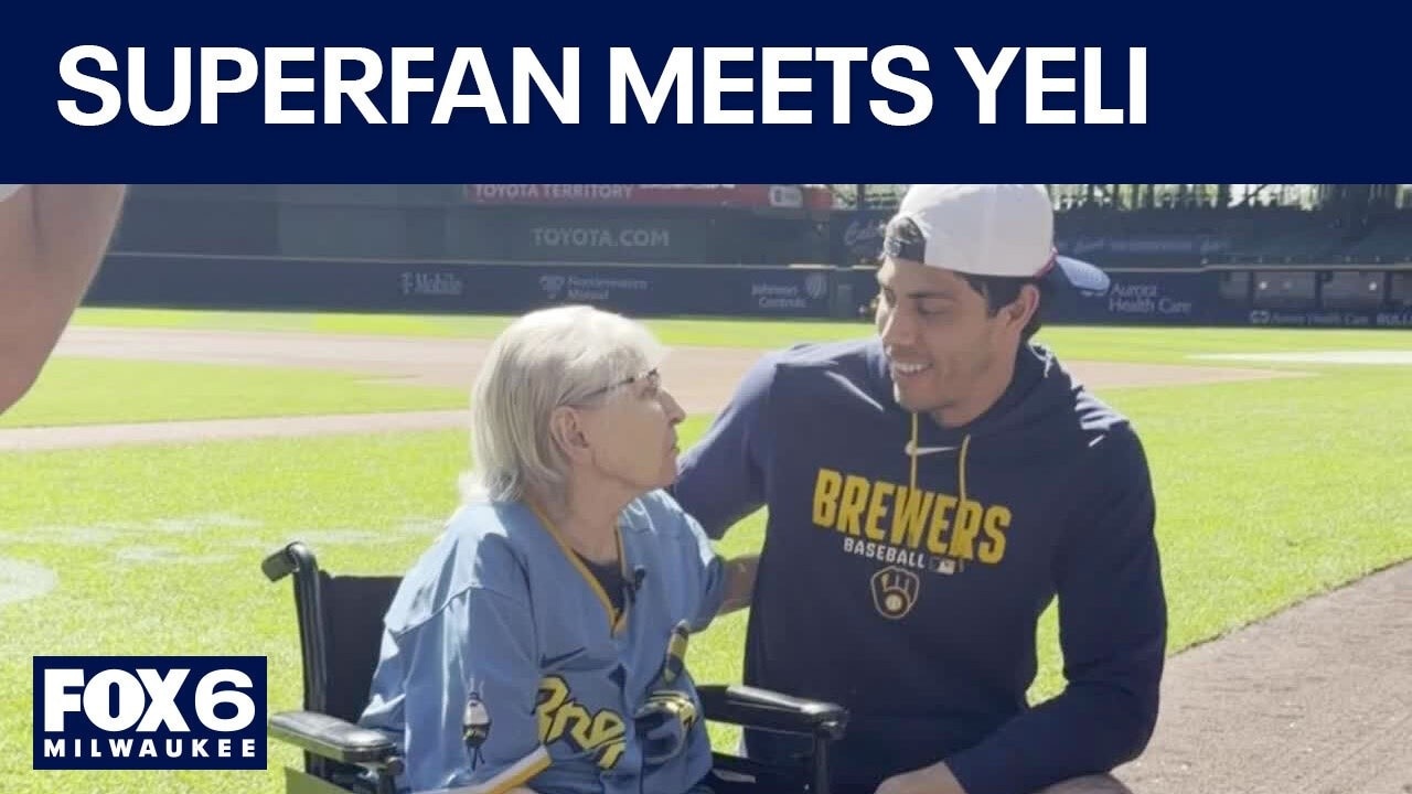 Brewers superfan meets Yelich