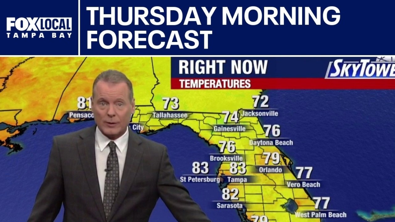 Tampa weather | Thursday morning forecast