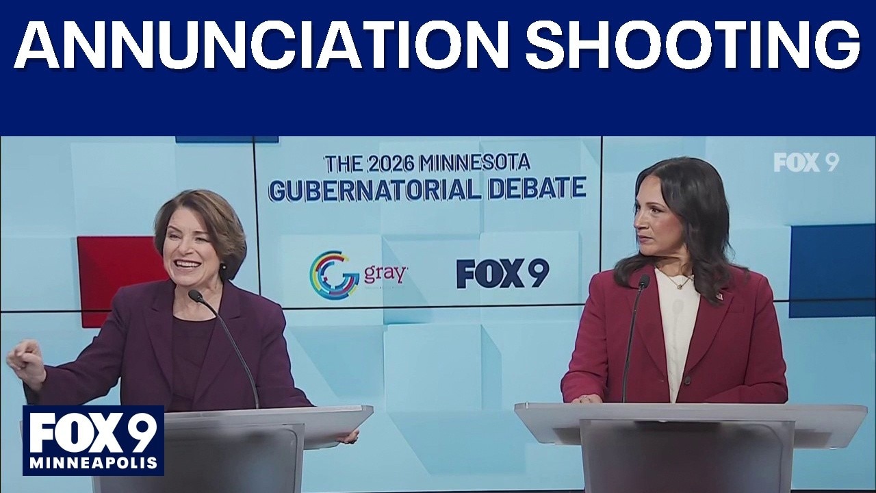 Minnesota governor debate: Annunciation shooting