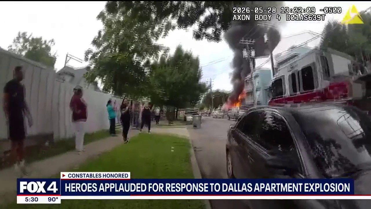 Heroes honored for Dallas apartment explosion response