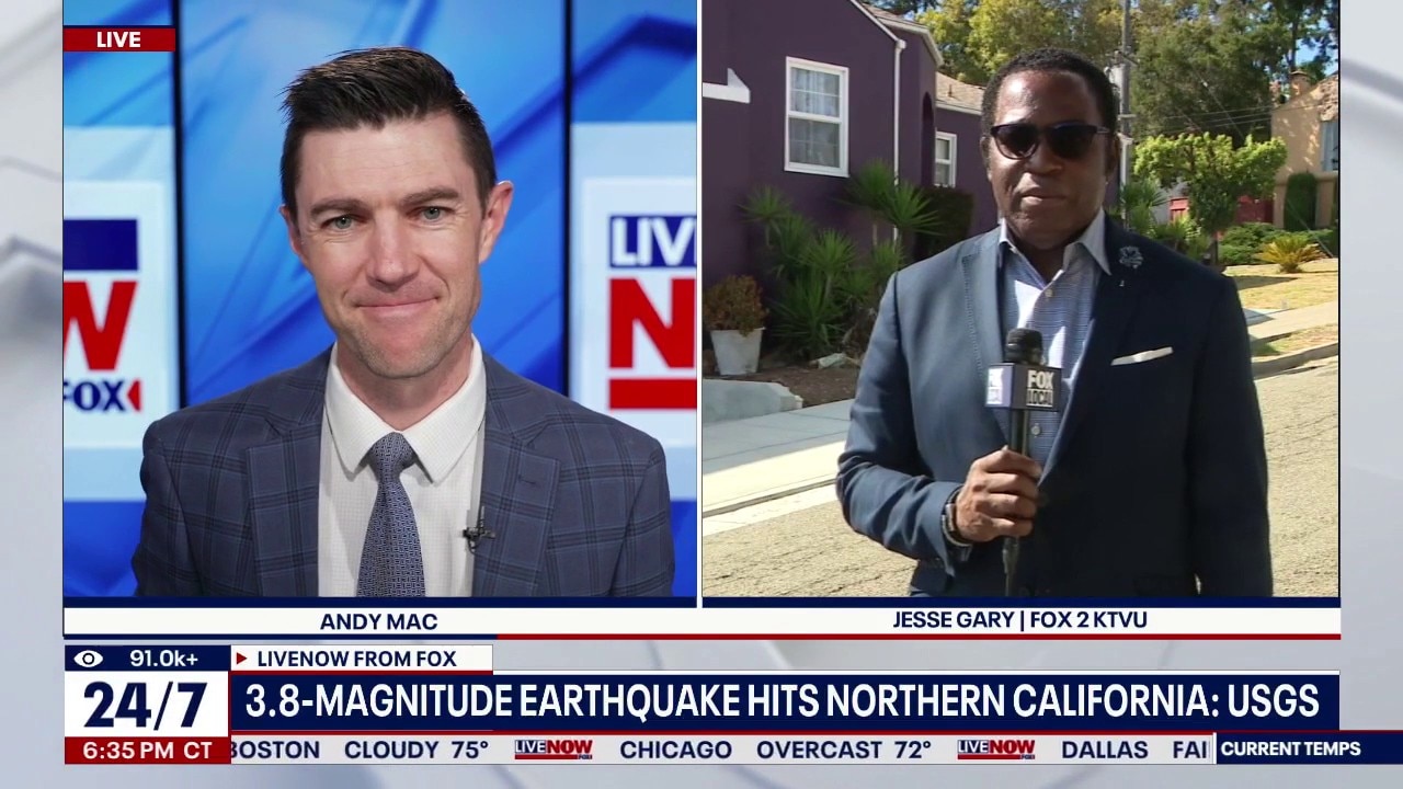 3.8 magnitude earthquake hits northern California