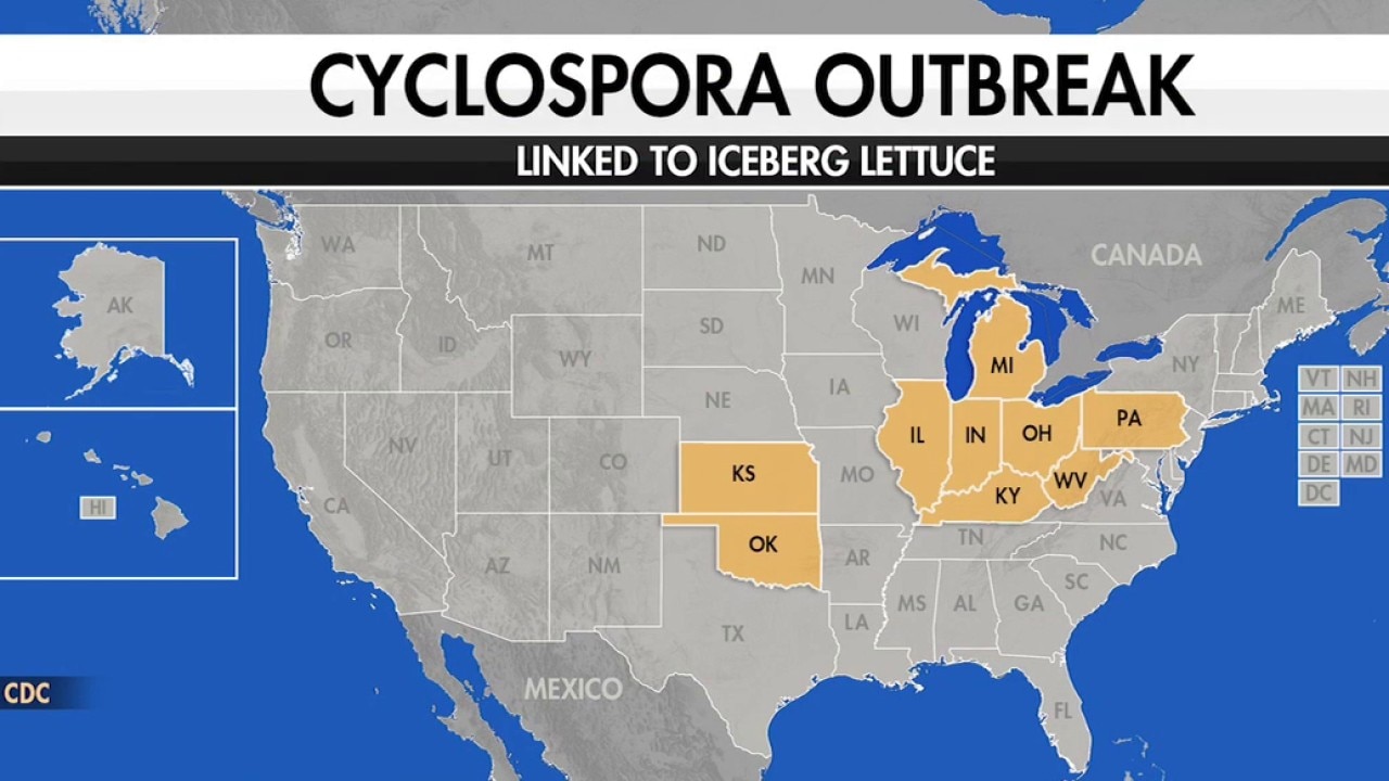 Cyclospora outbreak expands to nine states