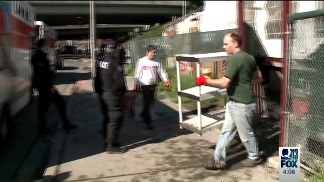 City evicts homeless from tent city