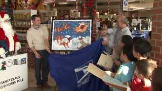 Holiday stamps unveiled in Milwaukee