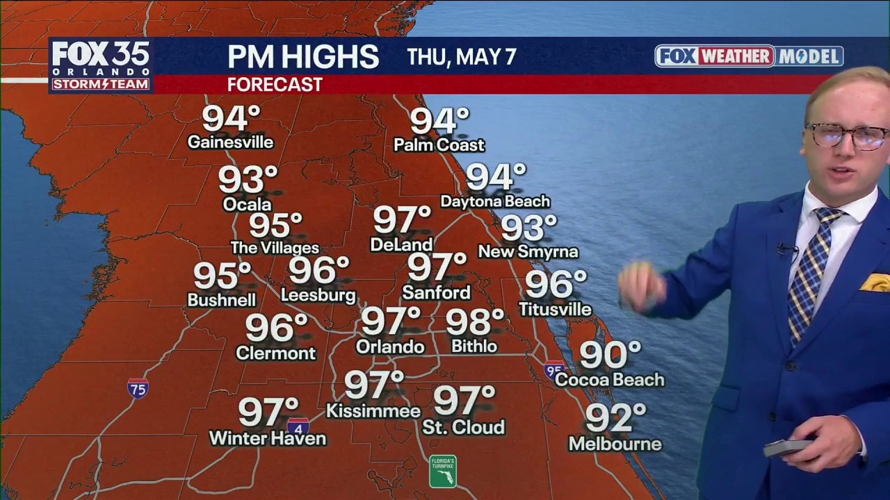Orlando Weather Forecast: Tracking record heat