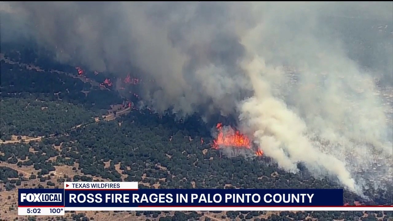 Ross Fire continues raging across Palo Pinto County