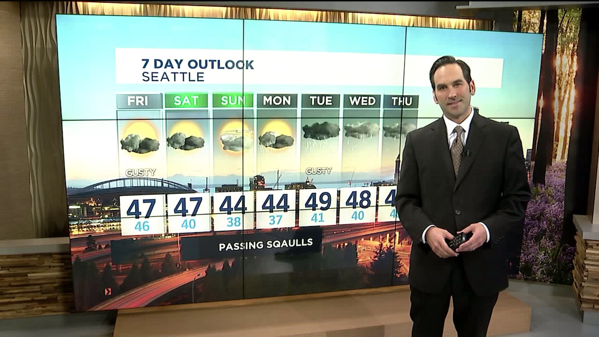 Q13 News evening weather forecast