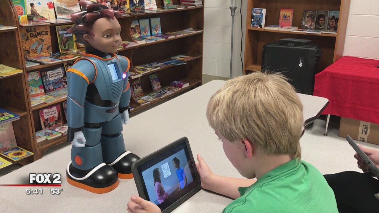 Robot helps children with autism learn to communicate