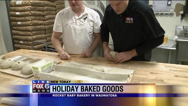 Chip talks holiday specialties at Rocket Baby Bakery