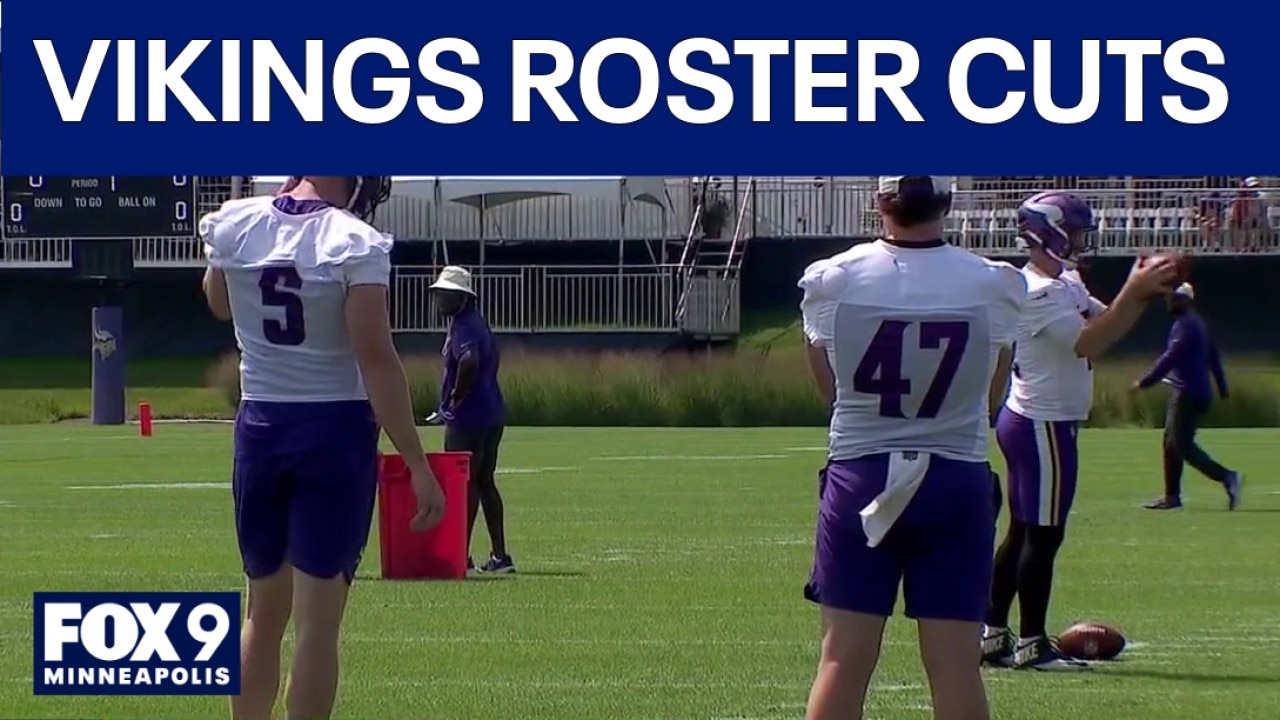 Vikings announce initial 53-man roster, keep 4 quarterbacks