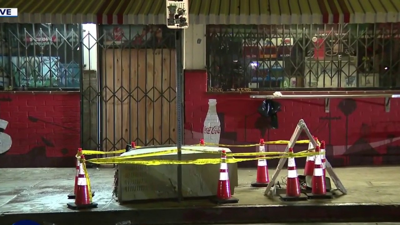Car plows into group of diners in Boyle Heights