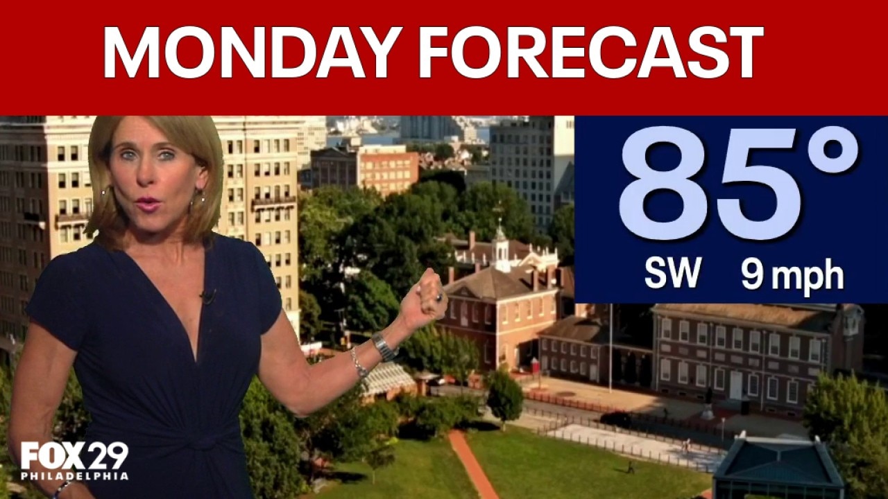 Philadelphia weather: Monday evening forecast