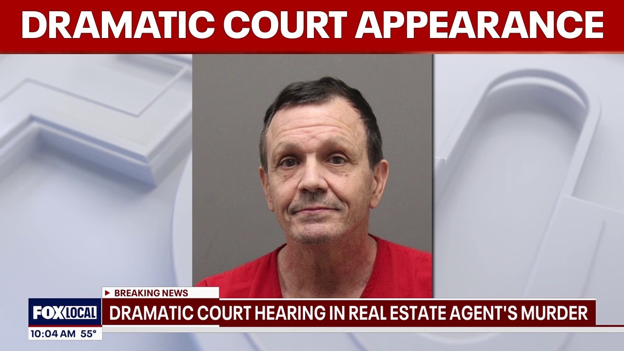 Dramatic court appearance for suspect in Virginia real estate agent's murder