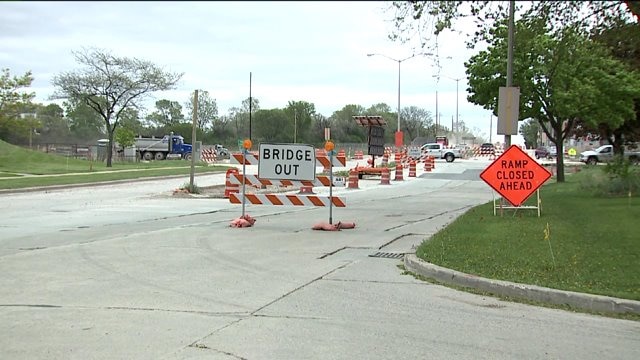 Orange barrels removed as Bluemound Road bridge reopens, but as one bridge opens, another closes