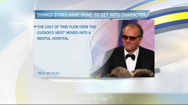 The over the top ways actors have prepared for roles in movies