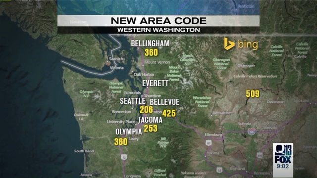 Western Washington getting new area code