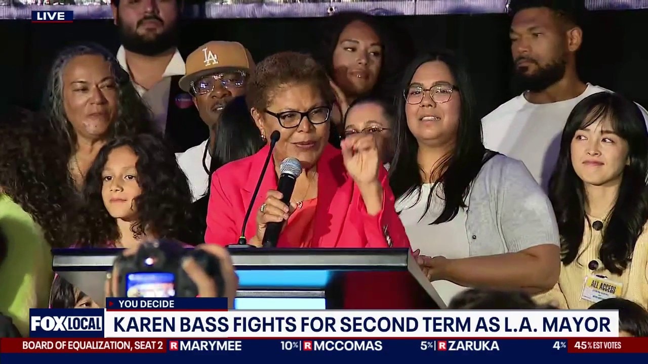 Karen Bass fights for second term as LA mayor