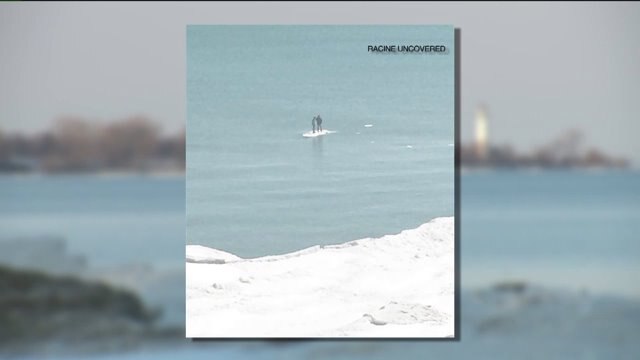 Racine Fire Department rescues two teens stranded on Lake Michigan ice chunk