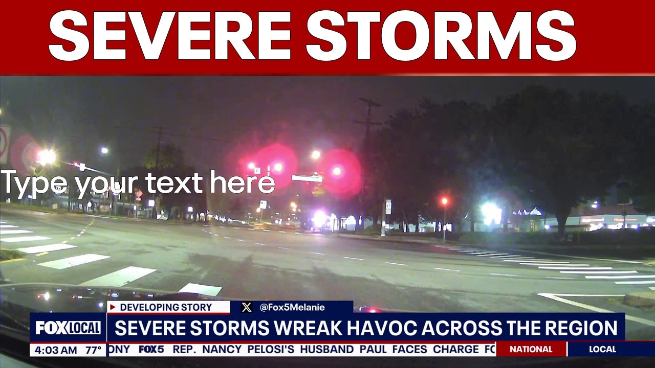 Severe storms wreak havoc across the DMV