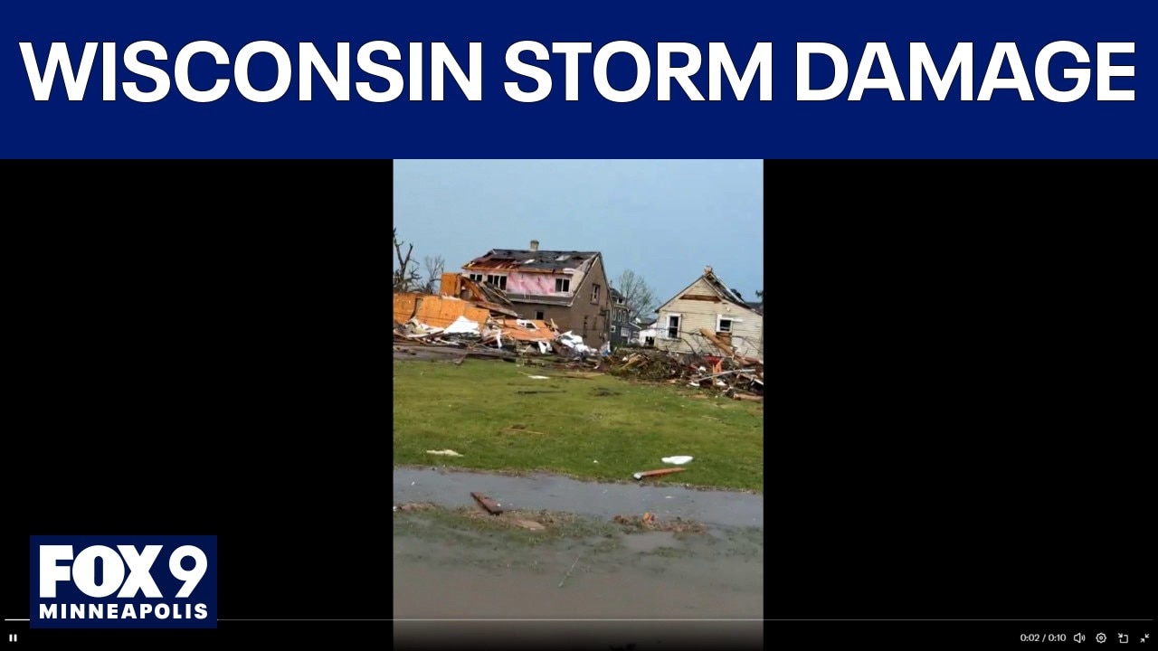 Reported tornado rips through Menasha, Wis., causes widespread damage