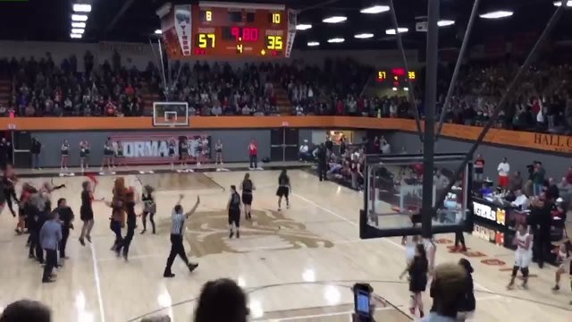 Awesome basketball shot!