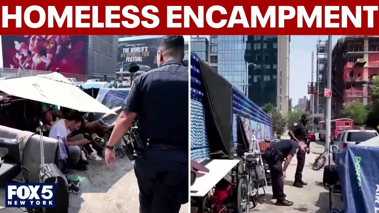 Growing homeless encampment on West Side causing concerns