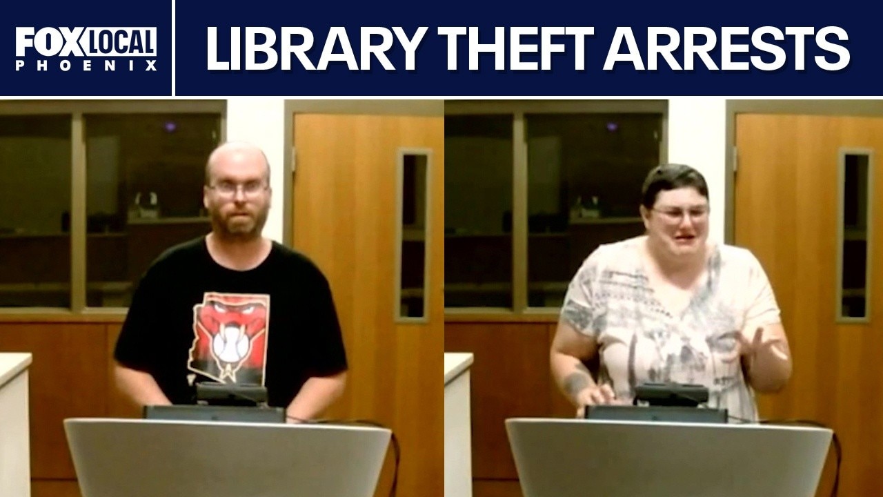 2 accused of trying to sell stolen library books