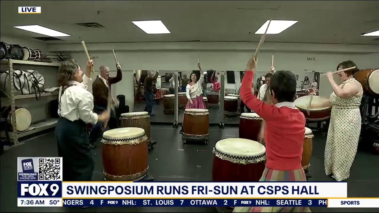 Hope through swing and taiko