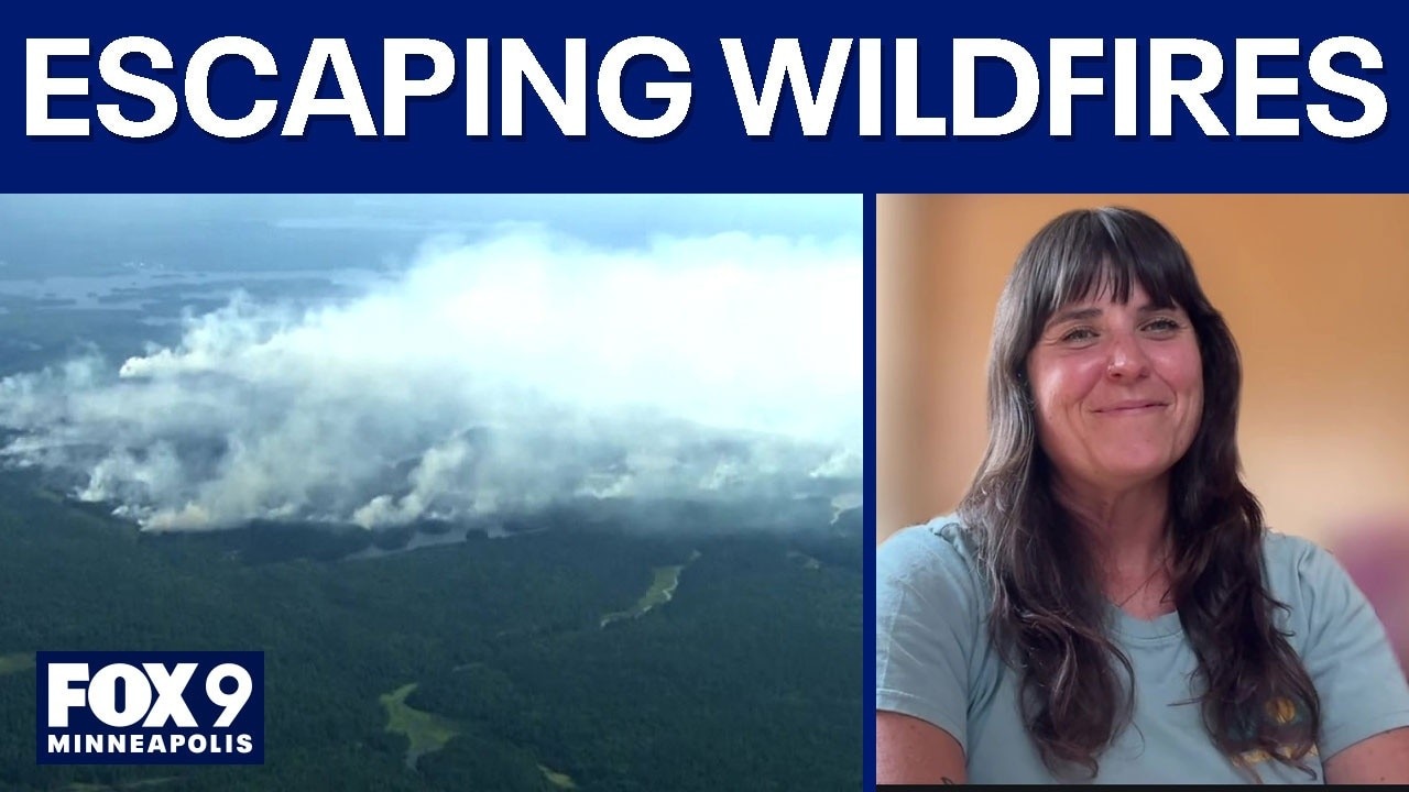 MN wildfires: Family abandons camps to escape fires