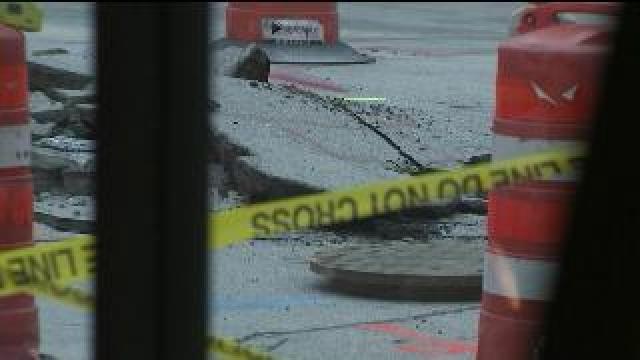 Working to restore power downtown