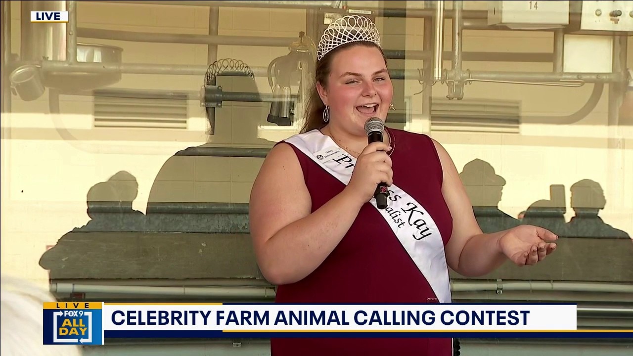 Minnesota State Fair: Celebrity farm animal calling contest 