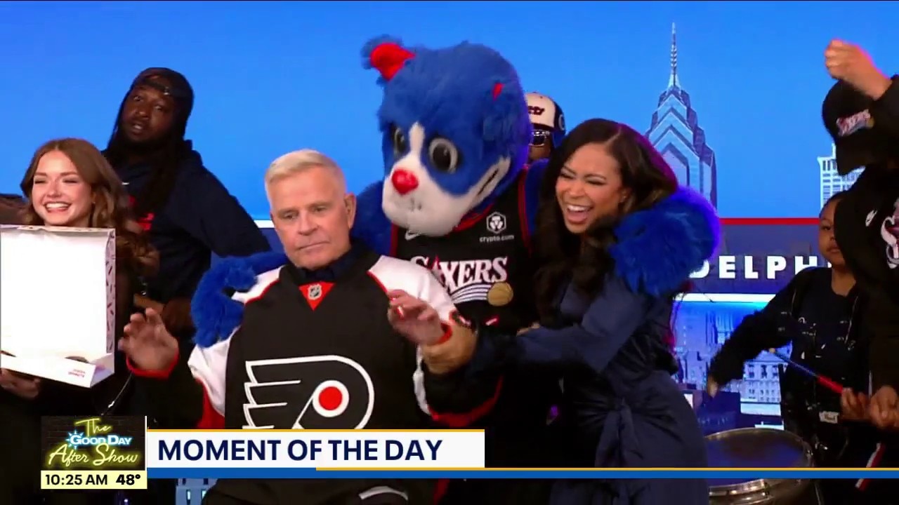 MOMENT OF THE DAY: Getting Amped for the Sixers