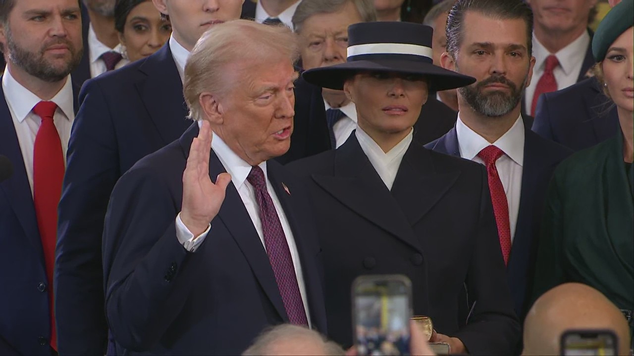 Donald Trump takes Presidential Oath of Office