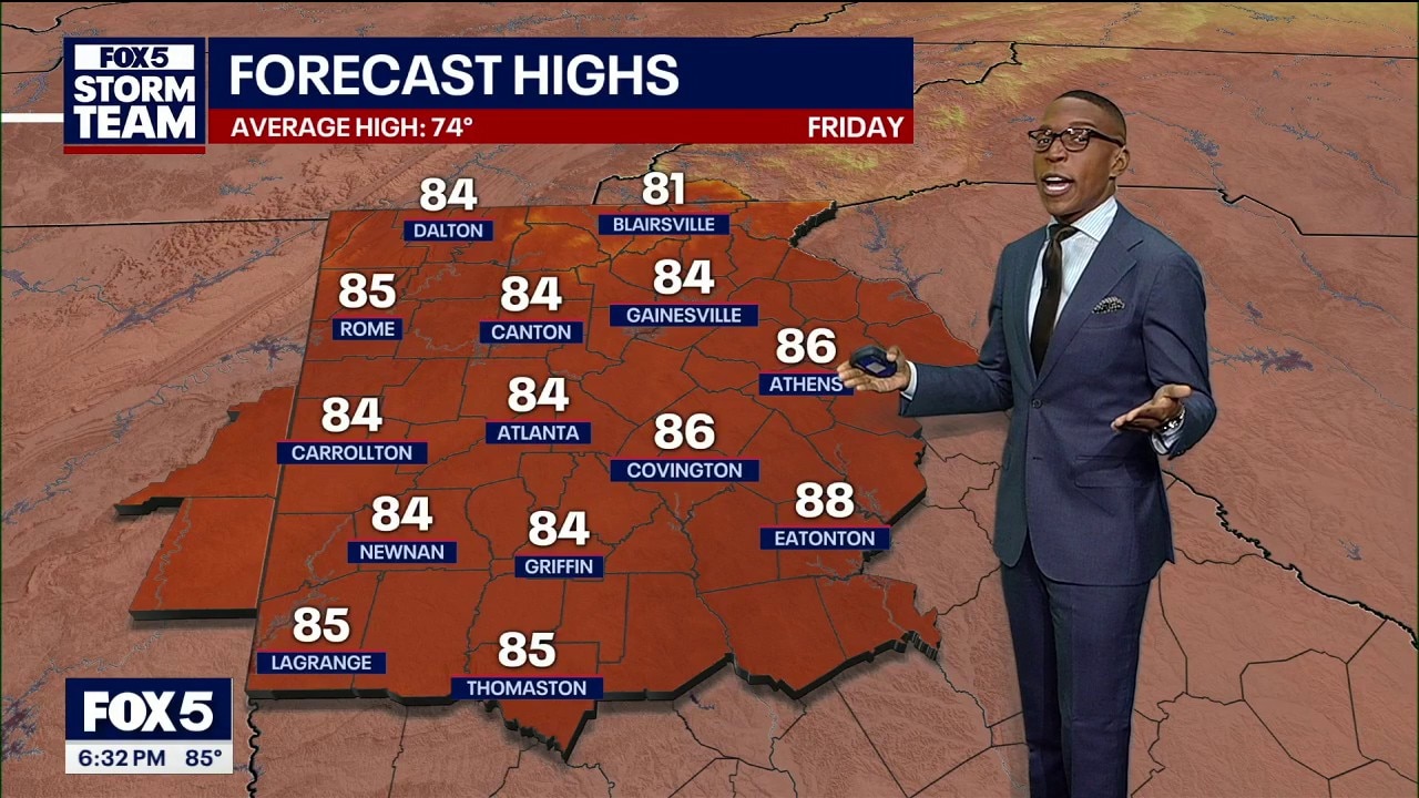Thursday evening weather forecast 
