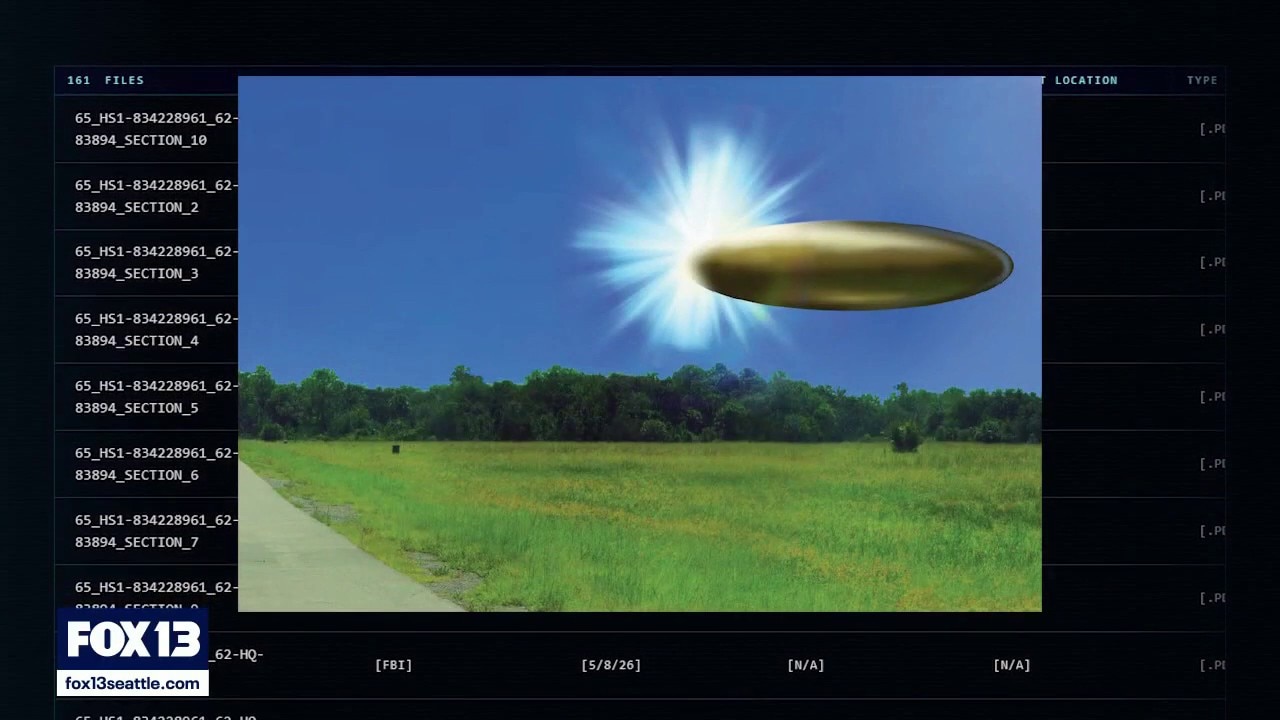 Pentagon releases files on UFO sightings