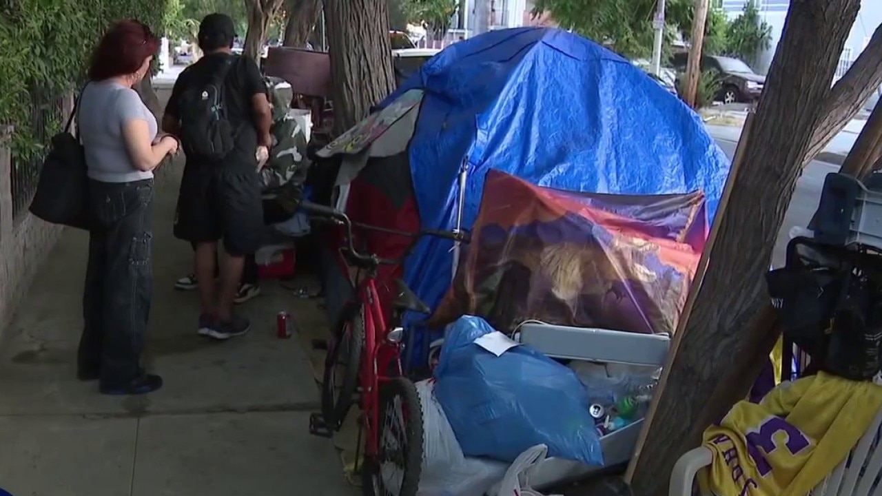 LA residents frustrated by local homeless encampment