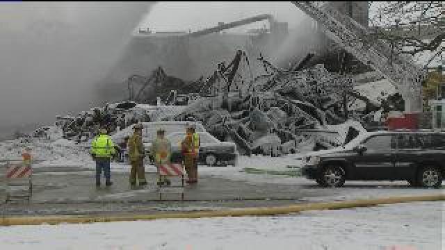 Burlington fire under control