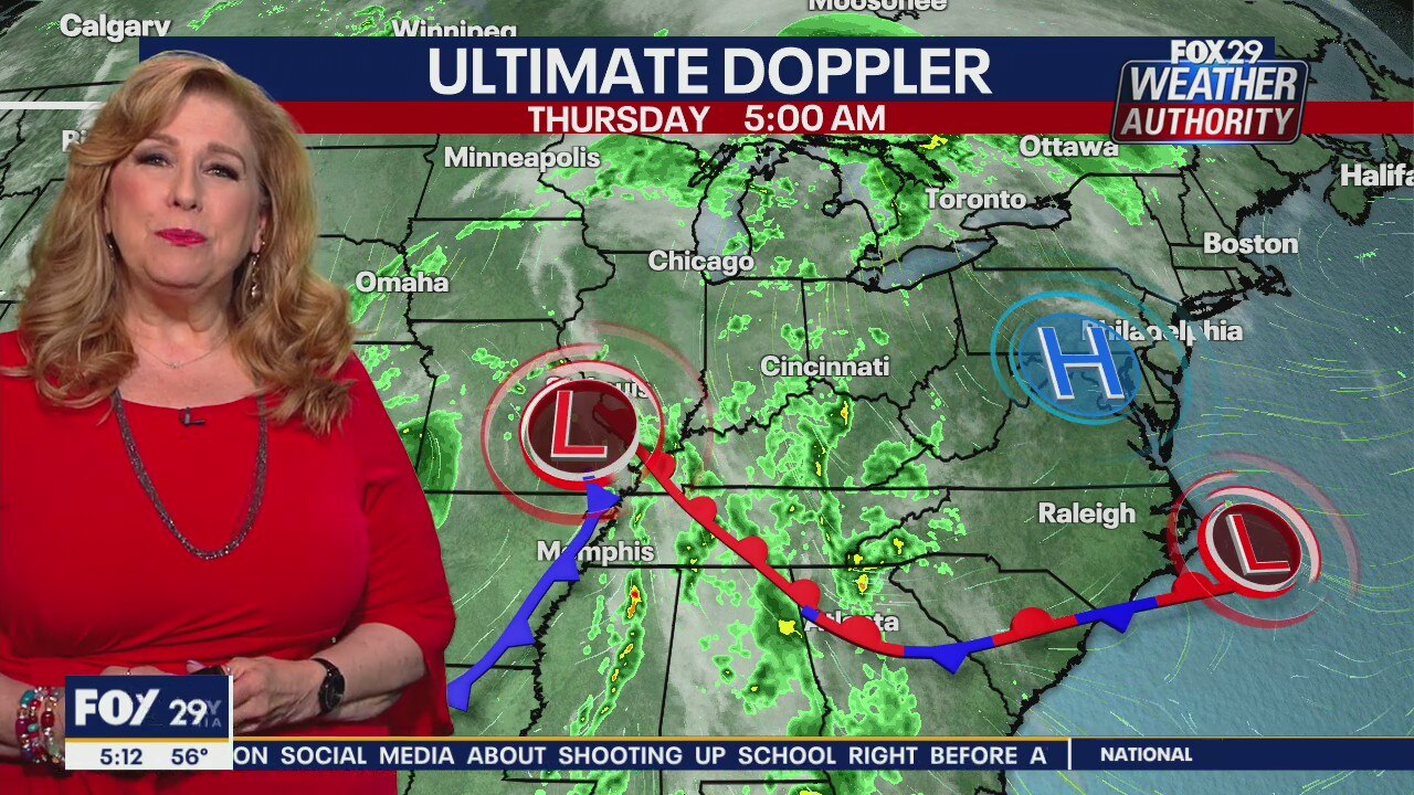 Weather Authority: Thursday, 5 a.m. update