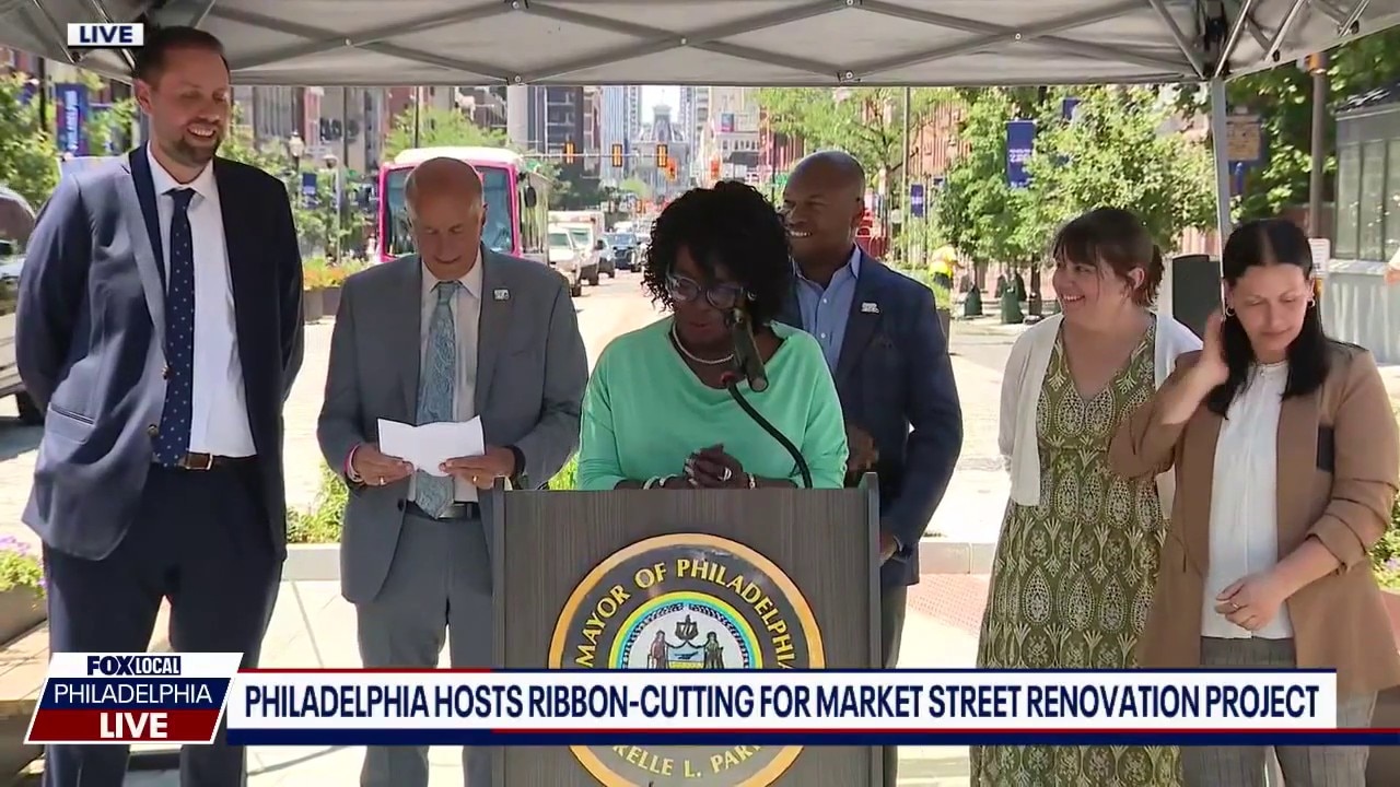 Market street renovation project ribbon cutting