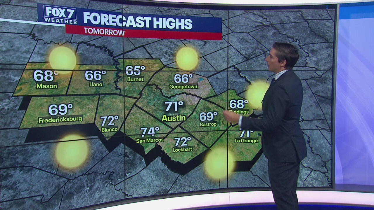 Austin area to see slightly warmer temps this week