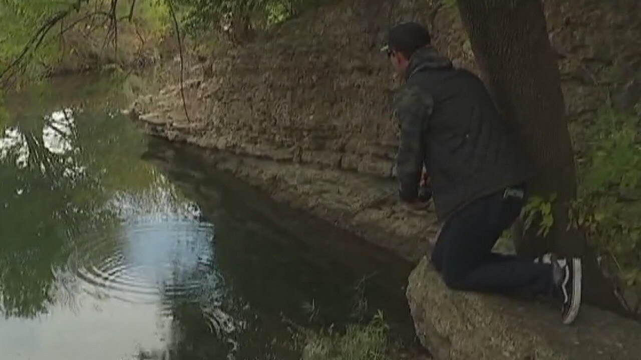 Urban fisherman