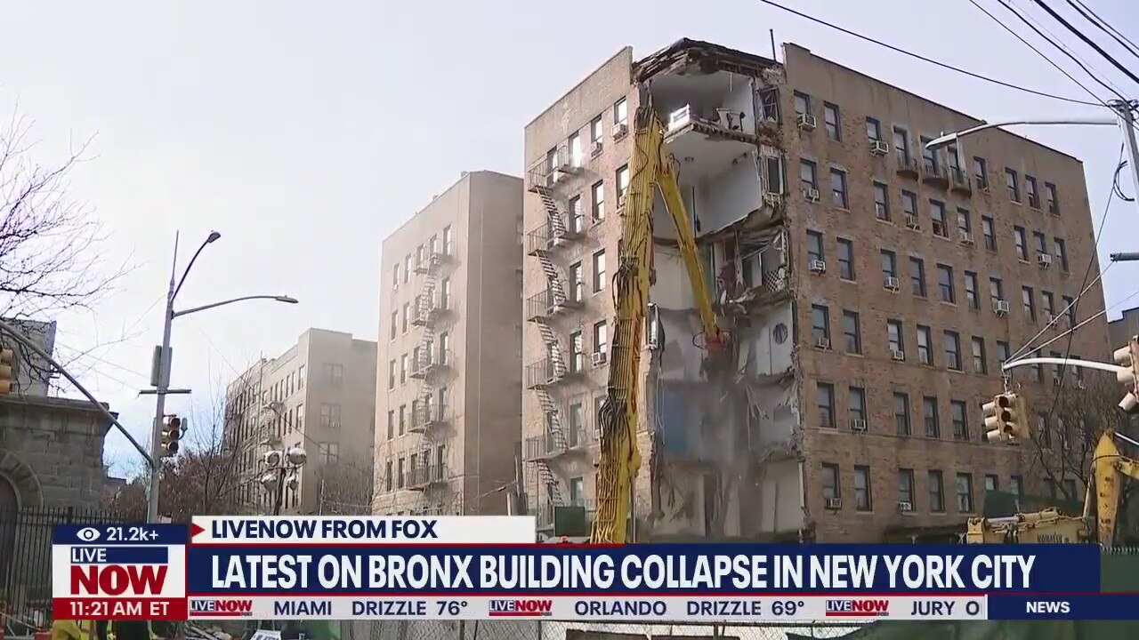 Bronx residents displaced after building collapse