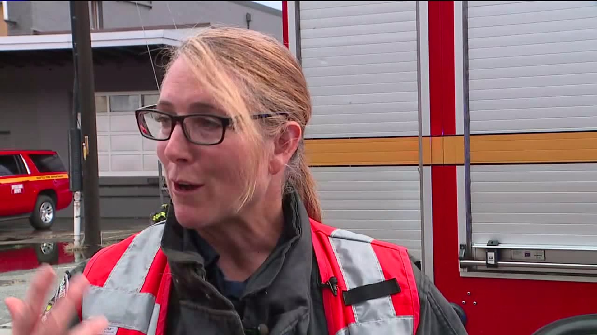 Seattle Fire Department on warehouse fire
