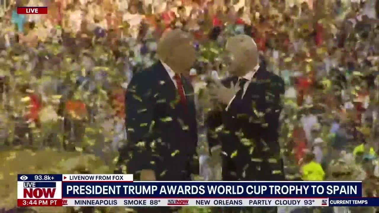 Trump awards 2026 World Cup trophy to Spain