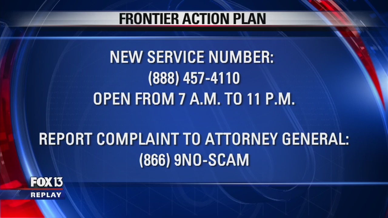 Frontier addresses customer problems